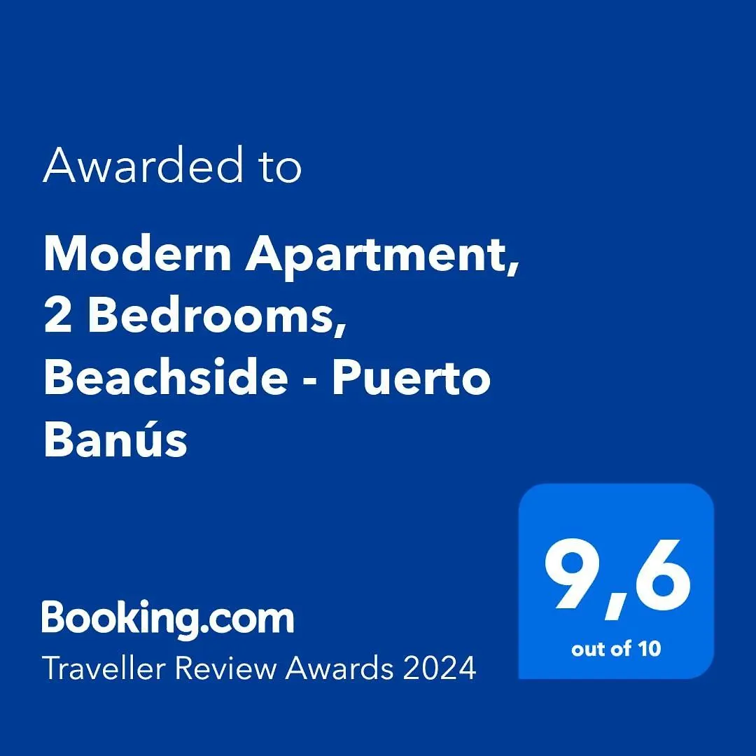 Modern Apartment - 2 Bedrooms, Beachside - Puerto Banus Marbella